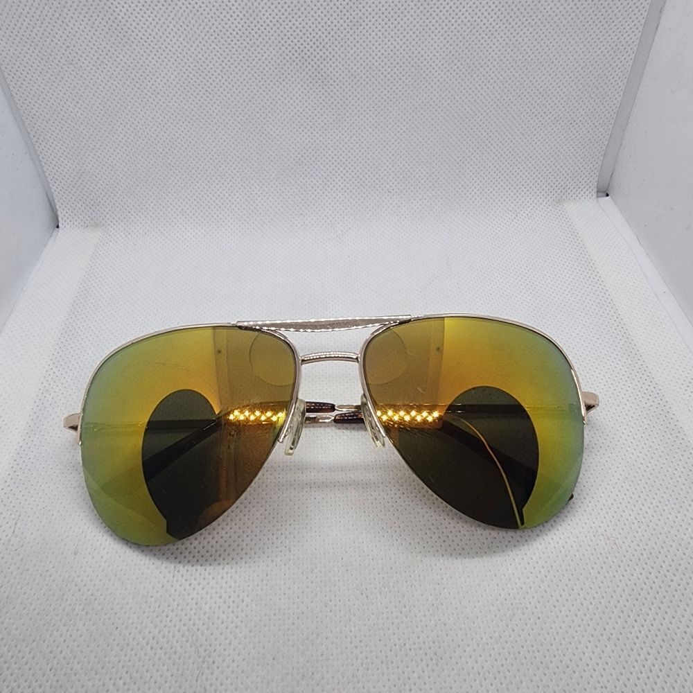 Steve Madden Gold & Tortoiseshell Aviator Sunglasses